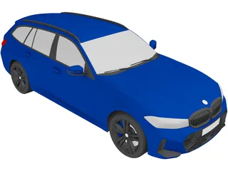 BMW 3-series Touring (2022) 3D Model