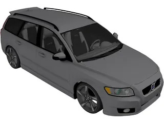 Volvo V50 3D Model