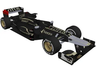 Lotus E21 F1 (2013) 3D Model