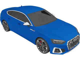 Audi S5 Sportback (2021) 3D Model