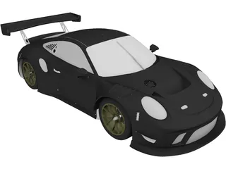 Porsche 911 GT3R (2021) 3D Model