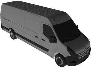 Renault Master L2H4 (2011) 3D Model