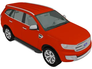 Ford Everest Concept (2013) 3D Model