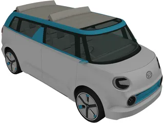 Daihatsu Wai Wai Concept (2019) 3D Model