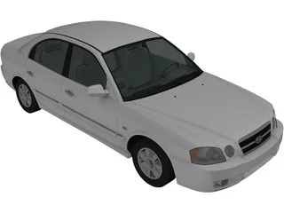 Kia Magentis (2002) 3D Model