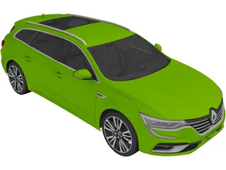 Renault Talisman Estate (2015) 3D Model