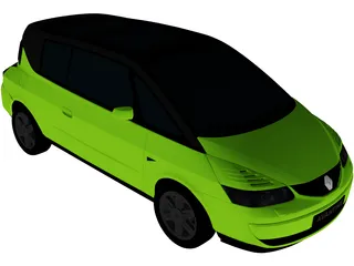 Renault Avantime (2001) 3D Model