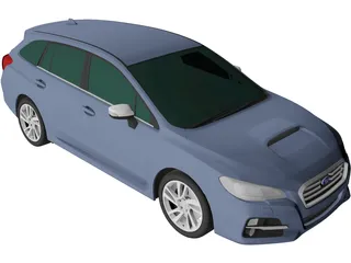 Subaru Levorg GT-S Eyesight (2015) 3D Model