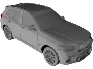 BMW X3M Competition (2020) 3D Model