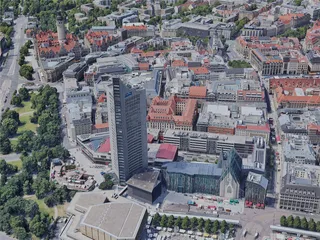 Leipzig City, Germany (2022) 3D Model