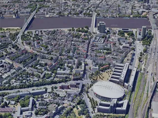 Cologne (Köln) City, Germany (2022) 3D Model