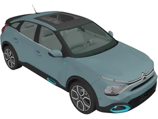 Citroen E-C4 (2020) 3D Model