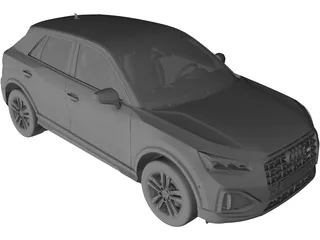 Audi Q2 (2021) 3D Model