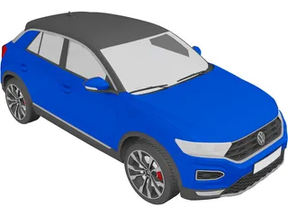 Volkswagen T-Roc 3D Model