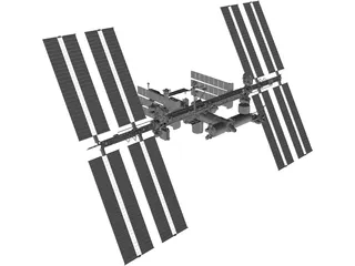 International Space Station 3D Model