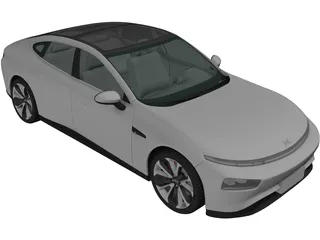 Xpeng P7 (2020) 3D Model