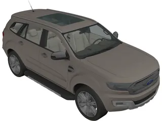 Ford Everest (2016) 3D Model