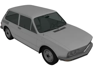 Volkswagen Brasilia (1980) 3D Model