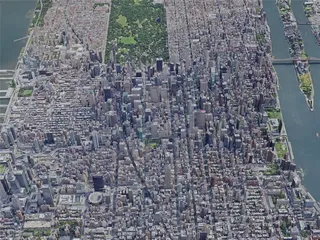 New York City, Manhattan, USA (2022) 3D Model