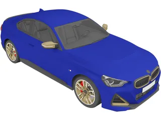 BMW M240i Coupe [G42] (2022) 3D Model