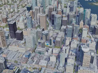 Vancouver City, Canada (2022) 3D Model