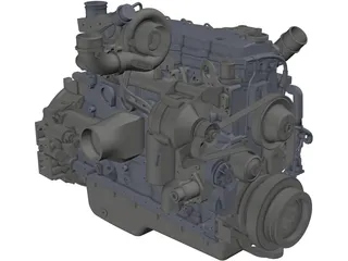 Cummins QSB-6.7 Engine 3D Model