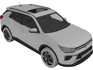 SsangYong Korando (2020) 3D Model