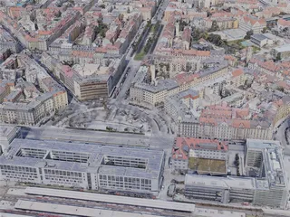Munich (München) City, Germany (2022) 3D Model