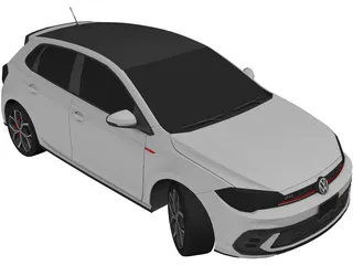 Volkswagen Polo GTi (2023) 3D Model