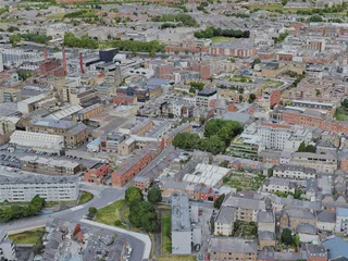 Dublin City, Ireland (2022) 3D Model