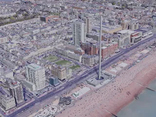 Brighton City, UK (2022) 3D Model