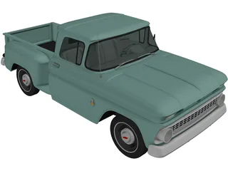Chevrolet C10 (1963) 3D Model