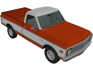 Chevrolet C10 Cheyenne (1971) 3D Model