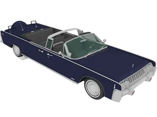 Lincoln Continental (1961) 3D Model