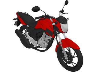 Honda Fan 160 3D Model