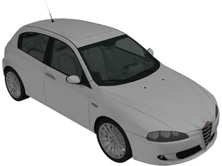 AIfa Romeo 147 2009 3D Model