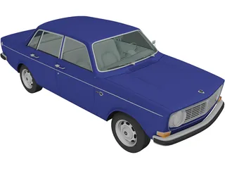 Volvo 144 (1967) 3D Model