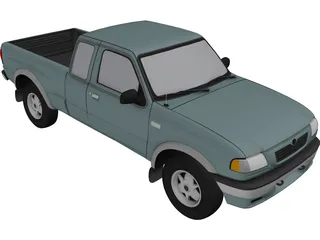 Mazda Pickup (1999) 3D Model