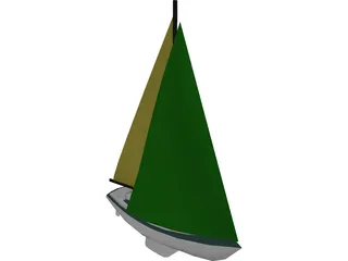 Sailboat 3D Model