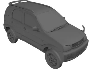 Toyota Cami (1999) 3D Model