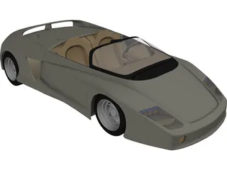 Ferrari Mythos Concept 3D Model