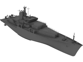 Survey Vessel 3D Model