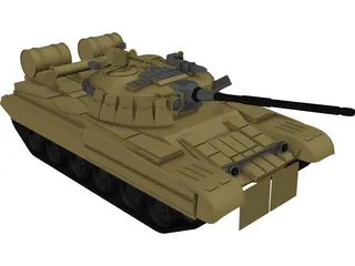 T-80 3D Model