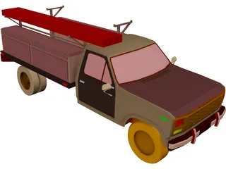 Ford (1980) 3D Model