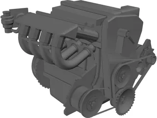 Engine 3D Model