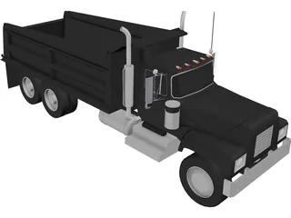 Dump Truck 3D Model