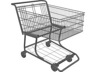 Shopping Cart 3D Model