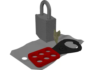 Lock Out Tag Out Kit 3D Model