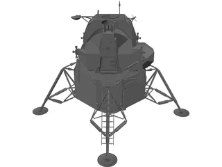 Apollo Lunar Lander 3D Model