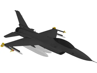 F-16C 3D Model